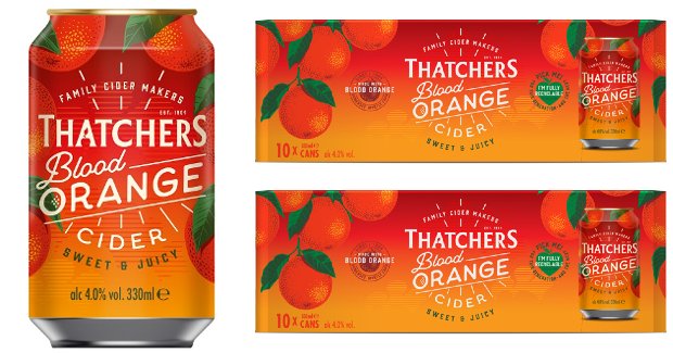 Thatchers Blood Orange new ten-can pack