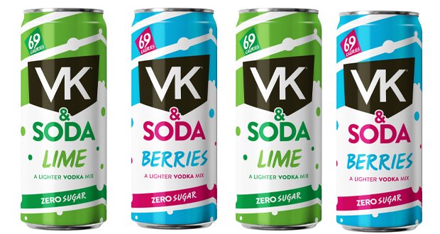 VK launches zero sugar VK & Soda RTD